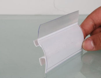 Co-extruded Clear Plastic Shapes 27/39mm Transparent PVC data strip