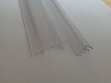 PVC / ABS /  PE Transparent PVC plastic extrusion profile / Extruded Plastic Sections