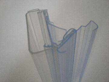 PVC / ABS /  PE Transparent PVC plastic extrusion profile / Extruded Plastic Sections