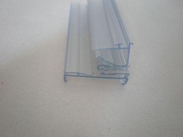 PVC / ABS /  PE Transparent PVC plastic extrusion profile / Extruded Plastic Sections