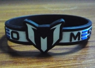 Black Relieving Stress / Sleep Silicone energy Bracelet Wristbands To Relieve Muscle