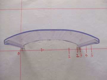 PVC data strip for display shelf